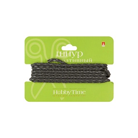 ШНУР ДЕКОРАТИВНЫЙ ИЗ ЭКОКОЖИ ПЛЕТЕНЫЙ КРУГЛЫЙ, Ø 3 ММ, 2 М, СЕРЫЙ
Арт. 2-154/71