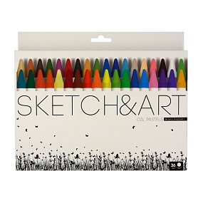 Мелки пастельные на масляной основе BrunoVisconti®
36  цветов 
Sketch&Art
Арт. 31-0015
