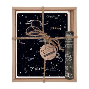 Набор подарочный "COFFE TIME. Черная" (две тетради и ручка в тубе)
Арт. 7-48-1273-3/5