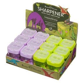 Точилка BrunoVisconti®
 (38 х 50 х 38 мм)
"HAPPYSHARP" мультиколор
Арт. 35-0018
цвет в ассортименте