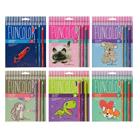 Карандаши цветные BrunoVisconti®
24 цвета 
FunColor
Арт. 30-0062
упаковка в ассортименте