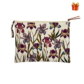 Папка на молнии  BrunoVisconti®
А4 (37 х 27 см)
"FLORA.ИРИСЫ" мультиколор
Арт. 14-092/09