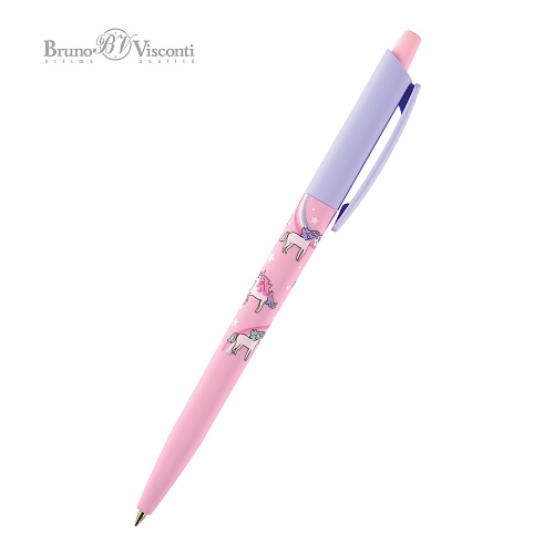 Ручкa BrunoVisconti
шариковая автоматическая, 0.5 мм, синяя
HappyClick «ЕДИНОРОГИ»
Арт. 20-0241/22: фото #0