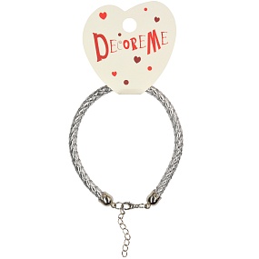 ШНУРОК С ЗАСТЕЖКОЙ ИЗ ЭКОКОЖИ ПЛЕТЕНЫЙ КРУГЛЫЙ,  Ø 5 ММ,  1 ШТ, 21 СМ, 2 ЦВЕТА 
Арт. 2-155/22