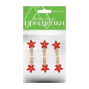 ФИГУРНЫЕ ПРИЩЕПКИ. НАБОР №13 "ЦВЕТОЧКИ" 2 ЦВЕТА
Арт. 2-369/08