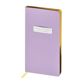 Еженедельник BrunoVisconti® недатированный
А6 (84 х 160 мм.) зефирный сиреневый 64л.
Арт. 3-822/04