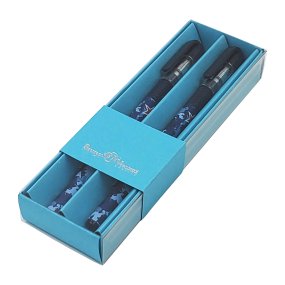 Набор BrunoVisconti®
из 2-х шариковых ручек
"MAGICWRITE"0.5 мм, синий, в картонном голубом  футляре "Милитари синий"
Арт. 20-0240/3737