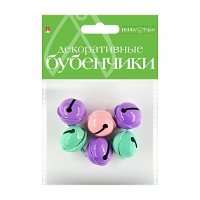 БУБЕНЧИКИ. НАБОР №16, ЦВЕТНЫЕ ЭМАЛЬ, 22 ММ, 6 ЦВЕТОВ
Арт. 2-404/16
