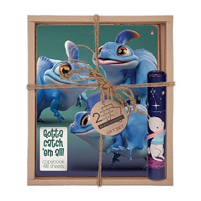 Набор подарочный "ГЛАЗАСТИКИ. Глазастики голубые" (две тетради и ручка в тубе)
Арт. 7-48-1284-3/3