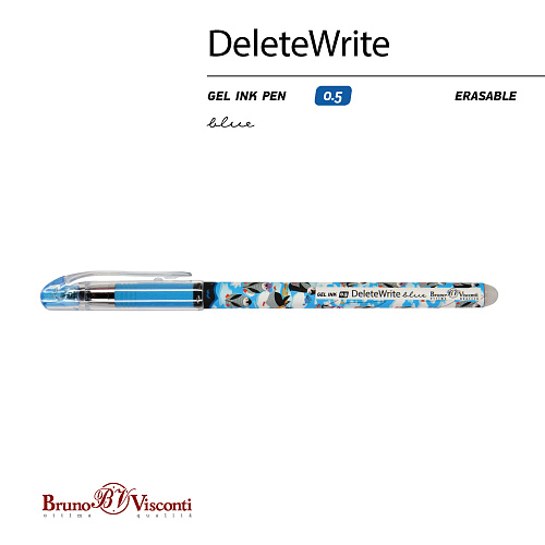 Ручкa BrunoVisconti
гелевая пиши-стирай, 0.5 мм, синяя
DeleteWrite «ПИНГВИНЫ»
Арт. 20-0262/08: фото #1