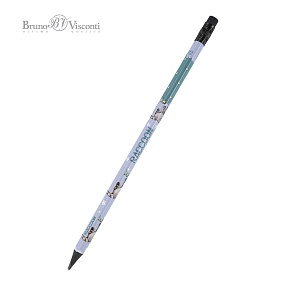 Карандаш BrunoVisconti®
чернографитовый, НВ, грифель 3 мм
KIDS "ЕНОТ", с ластиком
Арт. 21-0072/07