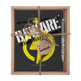 НАБОР ПОДАРОЧНЫЙ "KEEP AWAY" BEWARE (ДВЕ ТЕТРАДИ И РУЧКА)
Арт. 7-48-1274-2/5
