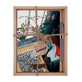 НАБОР ПОДАРОЧНЫЙ "FOLLOW YOUR DREAMS" (ДВЕ ТЕТРАДИ BV И РУЧКА)
Арт. 7-40-001/133-3