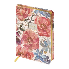 Ежедневник BrunoVisconti® недатированный
А5 (145 х 205 мм)
"FLORA.ЦВЕТОЧНАЯ ФЕЕРИЯ" 240 стр.
Арт. 3-744/05