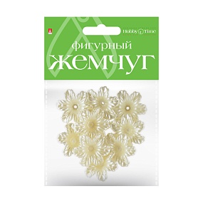 БУСИНЫ ФИГУРНЫЕ ПОД ЖЕМЧУГ "ФИАЛКИ", 33 ММ
Арт. 2-372/11