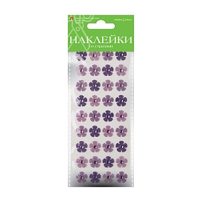 ДЕКОРАТИВНЫЕ НАКЛЕЙКИ СО СТРАЗАМИ. НАБОР №3. "ЦВЕТЫ", 4 ВИДА
Арт. 2-331/03