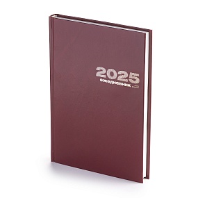 Ежедневник Альт® датированный 2025 год
А5 (133 х 205 мм)
"БОРДОВЫЙ" бордовый 336 стр.
Арт. 3-121/01