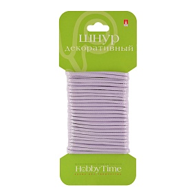 ШНУР ДЕКОРАТИВНЫЙ ВОЩЁНЫЙ, Ø 1,5 ММ, 4 М, СИРЕНЕВЫЙ
Арт. 2-154/08