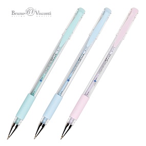 Ручка шариковая масляная BrunoVisconti®
"URBANWRITE"
0.7 мм Zefir, синяя
Арт. 20-0318/41