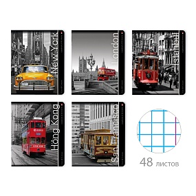 Тетрадь общая Альт®
А5 (165 х 203 мм)
"ГОРОДА. КОНТРАСТЫ" 48 л., клетка
Арт. 7-48-529
обложка в ассортименте