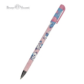 Ручка шариковая BrunoVisconti®
"HAPPYWRITE" 
0.5 мм, синяя "KAWAII ANIMALS.Котик"
Арт. 20-0215/58