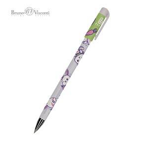 Ручка шариковая BrunoVisconti®
"HAPPYWRITE"
0.5 мм, синяя "KAWAII ANIMALS.Зайчик"
Арт. 20-0215/59