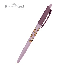Ручка шариковая автоматическая BrunoVisconti®
0.5 мм, синий
HappyClick «КОФЕМАНИЯ. ЧИЗКЕЙК»
Арт. 20-0241/52