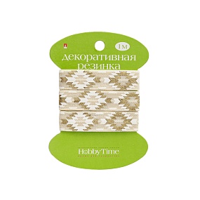 РЕЗИНКА ДЕКОРАТИВНАЯ, ШИРИНА 1.5 СМ., ДЛИНА 1 М., 4 ВИДА "РОМБЫ"
Арт. 2-610/03