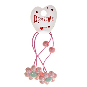 РЕЗИНКА ДЛЯ ВОЛОС "ЦВЕТИКИ" 2 ШТ, 5 ЦВЕТОВ 
Арт. 2-713/03