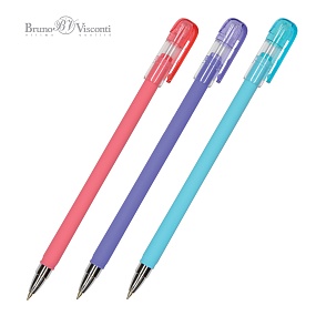 Ручкa BrunoVisconti
шариковая, 0.5 мм, синяя
FirstWrite. JOY
Арт. 20-0283