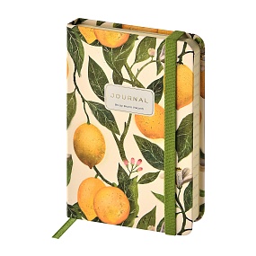 ЗАПИСНАЯ КНИЖКА "MEGAPOLIS JOURNAL" А6, 100 Л.  НА РЕЗИНКЕ "FLORA.PARADISE.LEMONS", ЛИНЕЙКА
Арт. 3-478/21