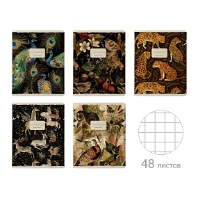 Тетрадь общая BrunoVisconti®
А5 (165 х 203 мм)
"FAUNA.ANIMALS" 48 л., клетка
Арт. 7-48-1393
обложка в ассортименте