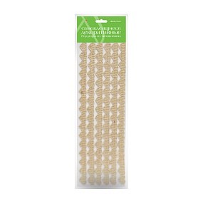 САМОКЛЕЯЩИЕСЯ ДЕКОРАТИВНЫЕ БОРДЮРЫ ИЗ МЕШКОВИНЫ, 6 ШТ. ВИД 6
Арт. 2-604/06