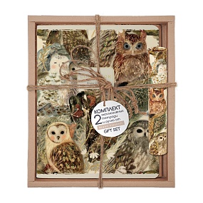 Набор подарочный "FAUNA.Волшебные совы" (две тетради и ручка в тубе)
Арт. 7-48-1365-3/3