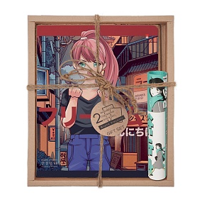 Набор подарочный "ANIME.FREEDOM. Night city" (две тетради и ручка в тубе)
Арт. 7-48-1242-3/2