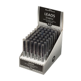 Грифели запасные BrunoVisconti
для механических карандашей
GRAPHIX, 5 шт., HB, 2.0 мм 
Арт. 21-0043