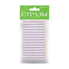 НАБОР САМОКЛЕЯЩИХСЯ СТРАЗ №109, "ЦВЕТНОЙ РАДУЖНЫЙ ЖЕМЧУГ", 4 ММ, 5 ЦВ.
Арт. 2-117/04