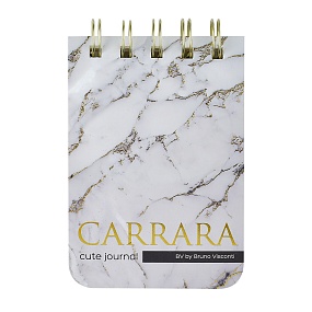 БЛОКНОТ НА ГРЕБНЕ «CUTE JOURNAL» A7, BV, 100 Л. "CARRARA" ЛИНЕЙКА
Арт. 3-100-009/11