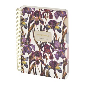 ЗАПИСНАЯ КНИЖКА "ART JOURNAL" А5,120 Л. НА ГРЕБНЕ, С РАЗДЕЛИТЕЛЯМИ"ФЛОРА.ИРИСЫ"
Арт. 3-737/09