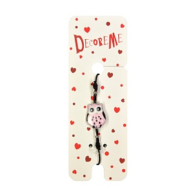 БРАСЛЕТ НА РЕЗИНКЕ, "СОВА" ВИД 4, 5 ЦВЕТОВ
Арт. 2-711/13