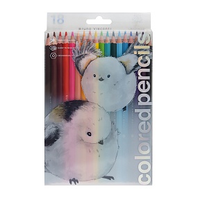 Карандашии цветные BrunoVisconti®
18  цветов, грифель 3 мм
CuteFriends "ПТЕНЧИК ТОКИ"
Арт. 30-0052/01