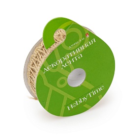 ЛЕНТА ДЕКОРАТИВНАЯ ИЗ ДЖУТА. ДЛИНА 3 М., ШИРИНА 16 ММ., 1 ВИД
Арт. 2-603/11