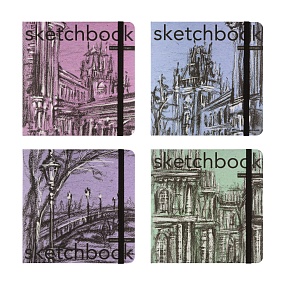 SKETCHBOOK BrunoVisconti®
200х200  мм, 64 л.
Черный 110 г, книжный переплёт
Арт. 1-512/03
обложка в ассортименте