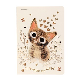 Тетрадь общая BrunoVisconti®
А5 (147 х 210 мм)
"МИЛЫЙ КОТИК" 40 л., клетка
Арт. 7-40-001/192