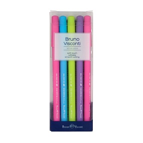 Набор из 5-ти ручек BrunoVisconti®
шариковые, 0.5 мм, синие
SlimWrite. SPECIAL
Арт. 20-0007-5