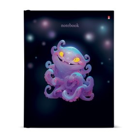 Тетрадь со сменным блоком Альт®
А5 (170 х 220 мм)
"OCTOPUS PARTY" 80л., клетка
Арт. 7-80-081/40