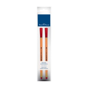 Набор BrunoVisconti®
из 2-х капиллярных  ручек
0.4 мм, красный, Basic
Арт. 36-0009-2