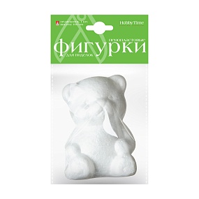 ПЕНОПЛАСТОВЫЕ ФИГУРКИ. МЕДВЕЖОНОК 100 ММ, 1 ШТ. 
Арт. 2-208/08