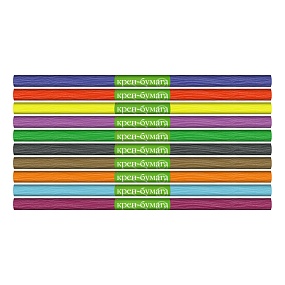 БУМАГА КРЕПОВАЯ В РУЛОНЕ, В ДИСПЛЕЕ, 10 ЦВЕТОВ МИКС БАЗОВЫЕ
Арт. 2-353