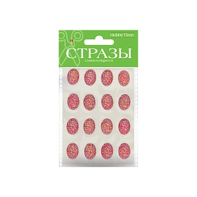 НАБОР САМОКЛЕЯЩИХСЯ СТРАЗ №102 "ОВАЛЫ", 13*18 ММ, 4 ЦВ.
Арт. 2-344/11